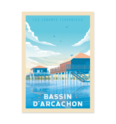 Art-Poster - Bassin d'Arcachon - Olahoop Travel Posters