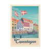 Art-Poster - Copenhagen - Olahoop Travel Posters