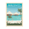 Art-Poster - Maldives - Olahoop Travel Posters