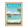 Art-Poster - Maldives - Olahoop Travel Posters