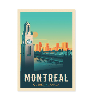 Art-Poster - Montreal - Olahoop Travel Posters
