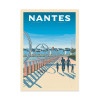 Art-Poster - Nantes - Olahoop Travel Posters