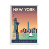 Art-Poster - New York - Olahoop Travel Posters