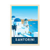 Art-Poster - Santorini - Olahoop Travel Posters