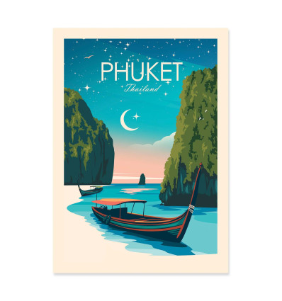 Art-Poster - Phuket Thailand - Studio Inception