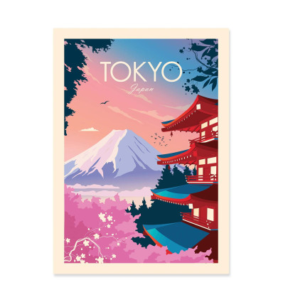 Art-Poster - Tokyo Version 2 - Studio Inception