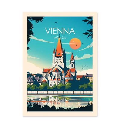 Art-Poster - Vienna Austria - Studio Inception