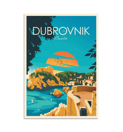Card 10,5 x 14,8 cm - Dubrovnik - Studio Inception