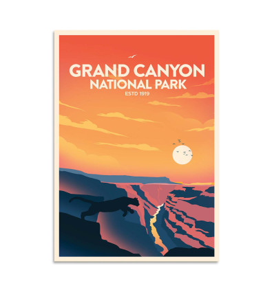 Card 10,5 x 14,8 cm - Grand Canyon National Park - Studio Inception
