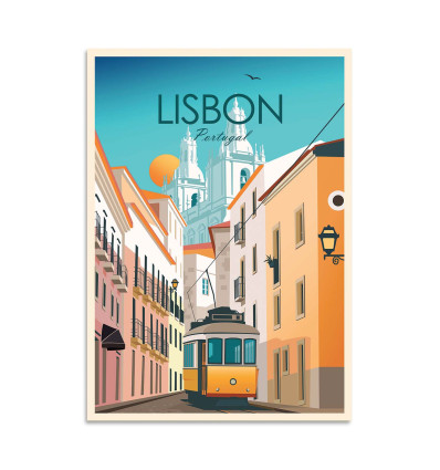 Card 10,5 x 14,8 cm - Lisbon Portugal - Studio Inception
