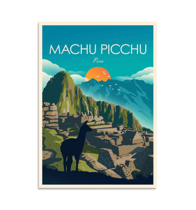 Card 10,5 x 14,8 cm - Machu Picchu - Studio Inception