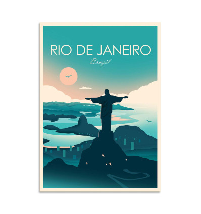 Card 10,5 x 14,8 cm - Rio de Janeiro - Studio Inception