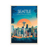 Card 10,5 x 14,8 cm - Seattle - Studio Inception