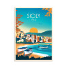 Card 10,5 x 14,8 cm - Sicily - Studio Inception