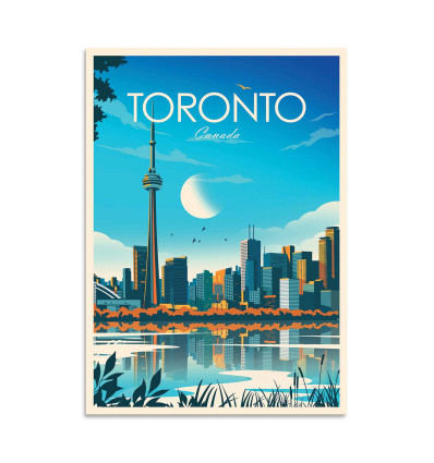 Card 10,5 x 14,8 cm - Toronto Canada - Studio Inception