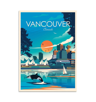 Card 10,5 x 14,8 cm - Vancouver Canada - Studio Inception