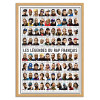 Art-Poster - Les légendes du rap français - Olivier Bourdereau