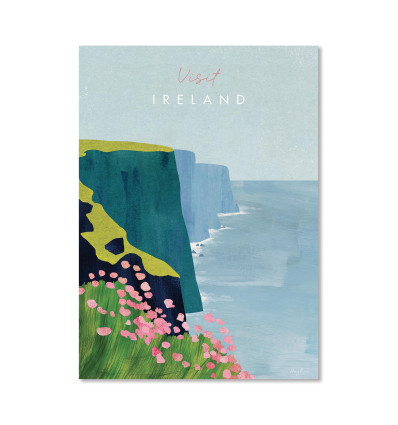 Carte 10,5 x 14,8 cm - Visit Ireland - Henry RIvers