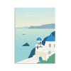 Carte 10,5 x 14,8 cm - Santorini - Katinka Reinke