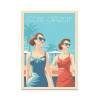 Carte 10,5 x 14,8 cm - Cote d'Azur Ladies - Olahoop Travel Posters