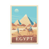 Carte 10,5 x 14,8 cm - Egypt - Olahoop Travel Posters