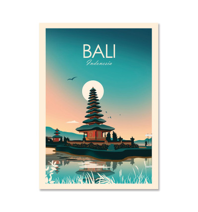 Carte 10,5 x 14,8 cm - Bali Indonesia - Studio Inception