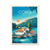 Carte 10,5 x 14,8 cm - Corfu Greece - Studio Inception