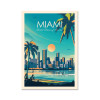 Carte 10,5 x 14,8 cm - Miami - Studio Inception