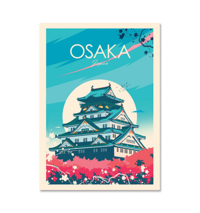 Carte 10,5 x 14,8 cm - Ozaka Japan - Studio Inception