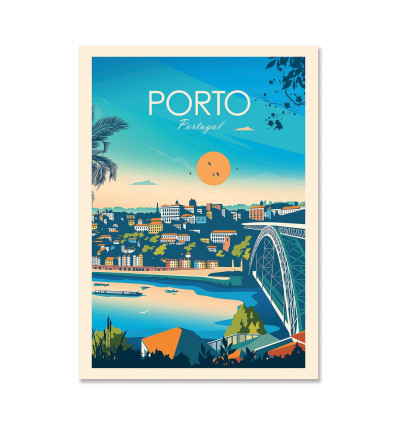 Carte 10,5 x 14,8 cm - Porto Portugal - Studio Inception