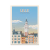 Carte 10,5 x 14,8 cm - Lille - TuroMemoriesStudio