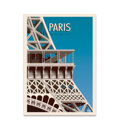 Carte 10,5 x 14,8 cm - Paris - TuroMemoriesStudio