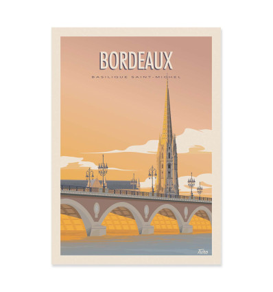 Art-Poster - Bordeaux - TuroMemoriesStudio