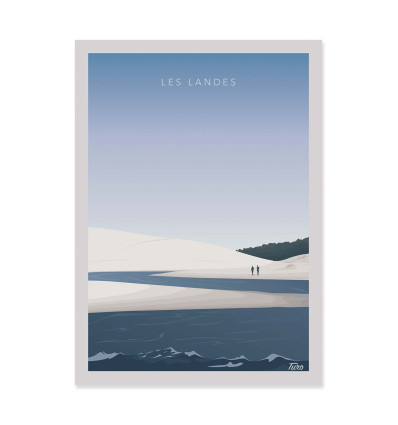 Art-Poster - Les Landes - TuroMemoriesStudio