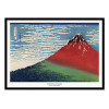 Art-Poster - Fine Wind, Clear Morning - Katsushika Hokusai
