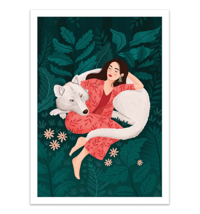 Art-Poster - Polar Wolf - Petra Holikova