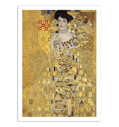 Art-Poster - Portrait of Adele Bloch Bauer (1907) - Gustav Klimt