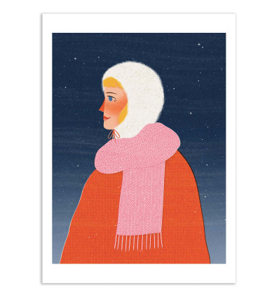 Art-Poster - Winter Walk Portrait - Julia Leister