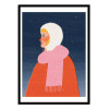 Art-Poster - Winter Walk Portrait - Julia Leister