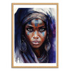 Art-Poster - Watercolor Tuareg woman - Chromatic fusion studio