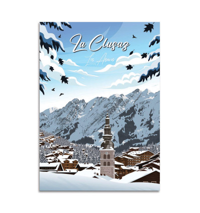 Card 10,5 x 14,8 cm - La Clusaz Les Aravis - Benoit Collet