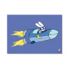 Card 10,5 x 14,8 cm - Super Rabbit Rocket - Simon Super Rabbit