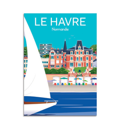 Card 10,5 x 14,8 cm - Le Havre Normandie - Raphael Delerue