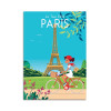 Carte 10,5 x 14,8 cm - Paris la tour Eiffel - Raphael Delerue