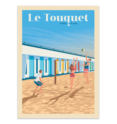 Art-Poster - Le Touquet - Olahoop Travel Posters