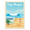Art-Poster - Pays Basque Van Surf - Olahoop Travel Posters