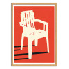 Art-Poster - Monobloc plastic chair - Rosi Feist