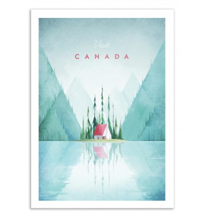 Art-Poster 50 x 70 cm - Visit Canada - Henry Rivers