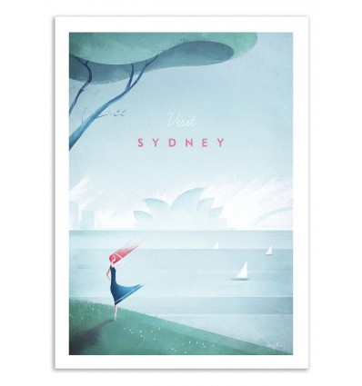 Art-Poster 50 x 70 cm - Visit Sydney - Henry Rivers