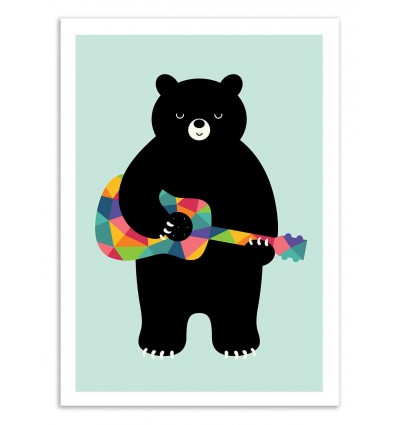 Art-Poster 50 x 70 cm - Happy Song - Andy Westface